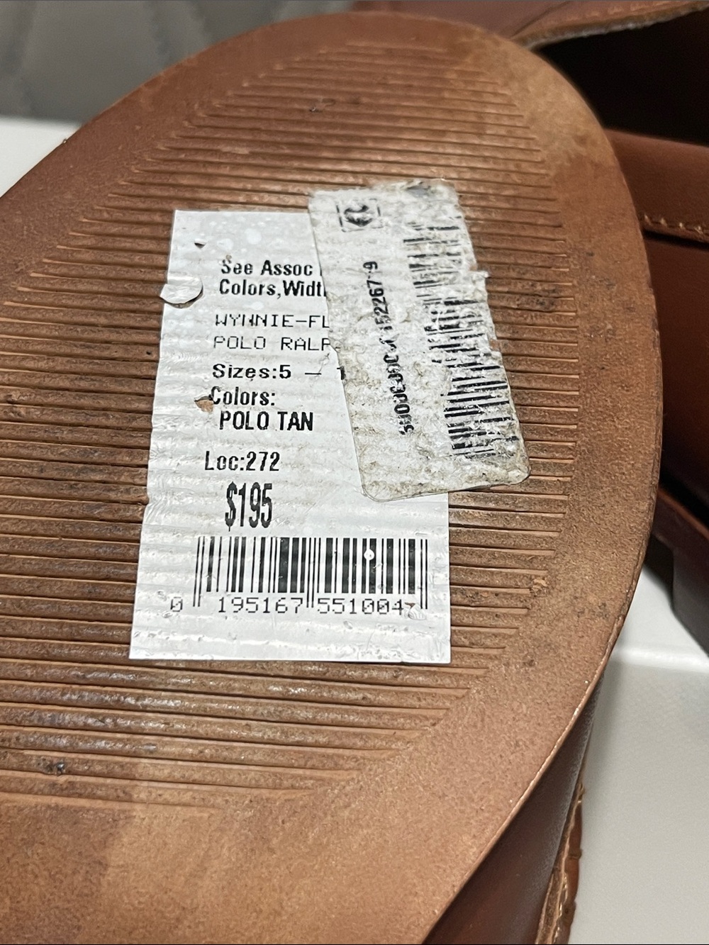 Lauren Ralph Lauren Leather Penny Loafers in Cognac - Picture 7 of 9